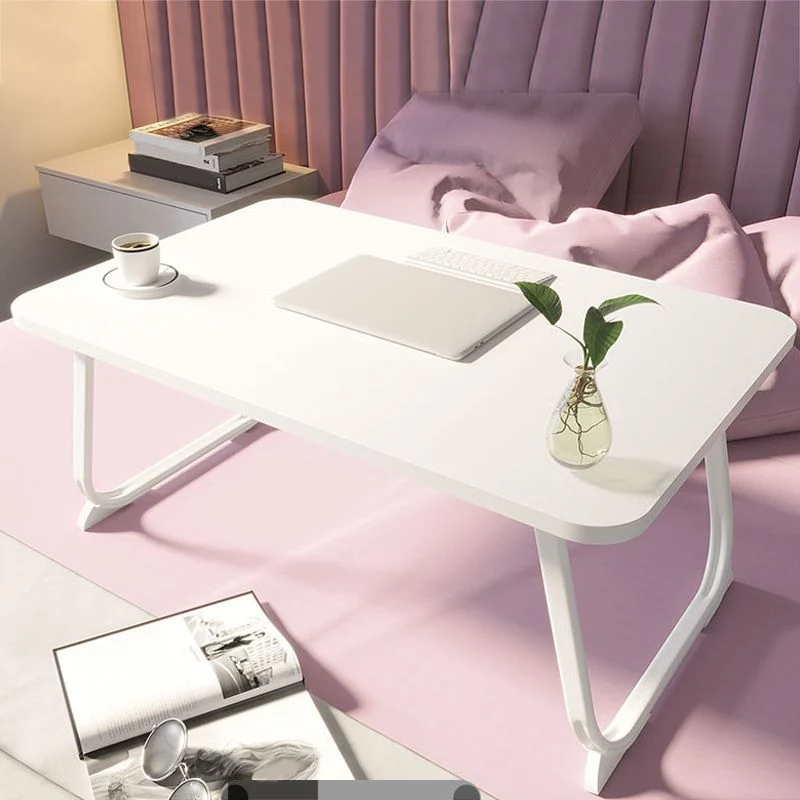 Folding Writing Desk Irregular Shape Task Desks 2-Legs Home Green