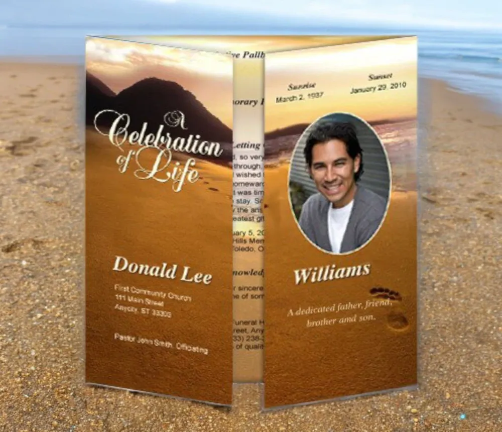 Footprints Gatefold Program Template Legal