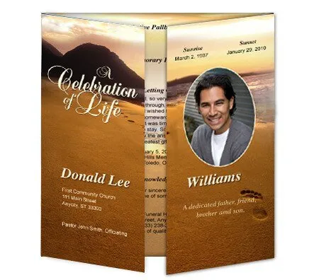 Footprints Gatefold Program Template Legal