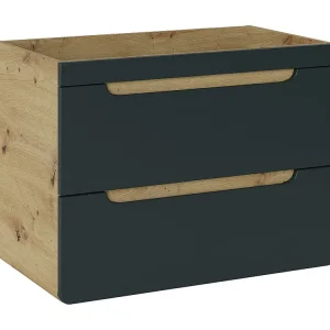 Kast Onder Wastafels ARUBA CUW80 2D 80x46x59 Donkergrijs
