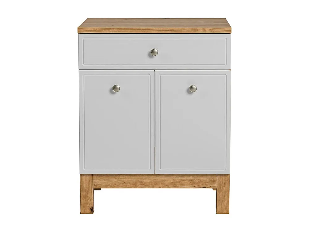 Kast Onder Wastafels SAMOA CUW90 2D1D 90x50x75 Wit