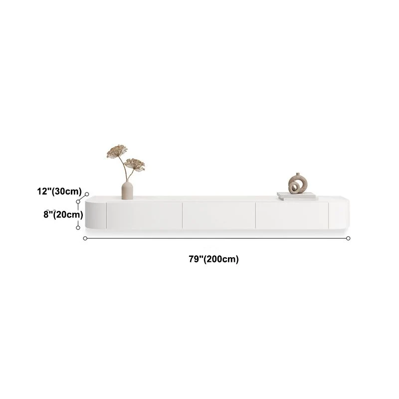 Modern TV Console Wandmodel TV Media Console 2 Drawers 71l