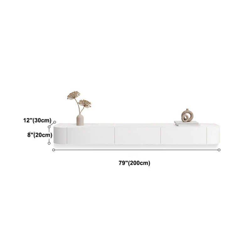 Modern TV Console Wandmodel TV Media Console 2 Drawers 71l