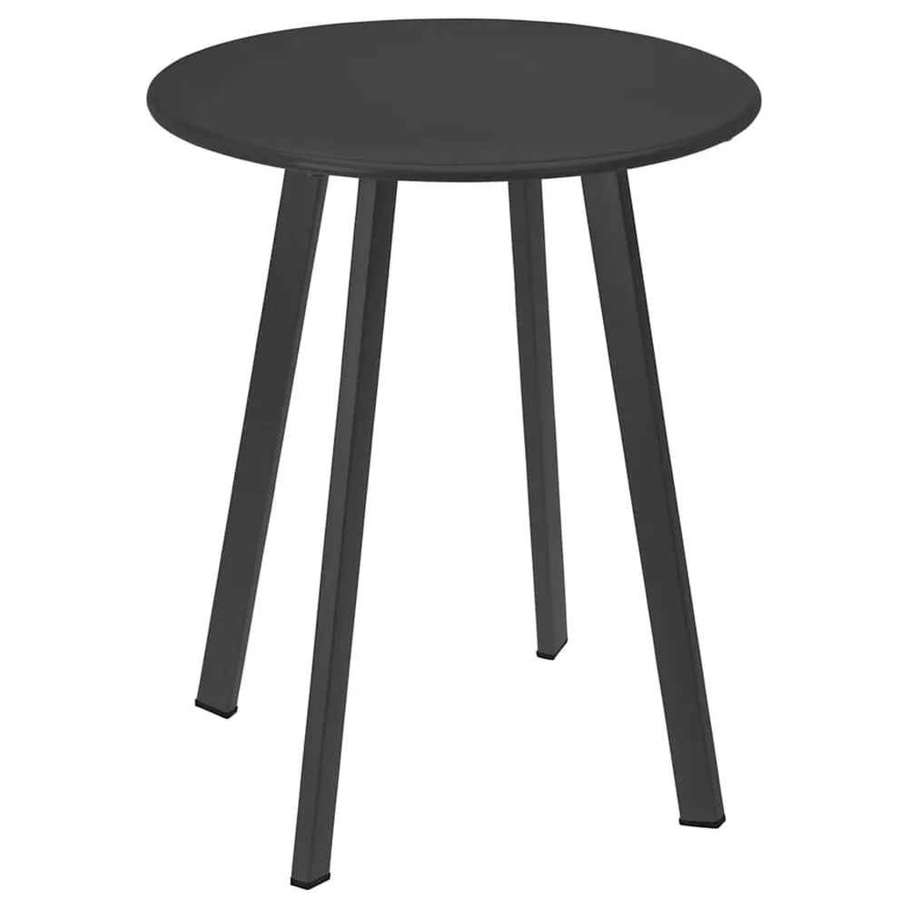 ProGarden Bijzettafel 40x49 cm mat donkergrijs