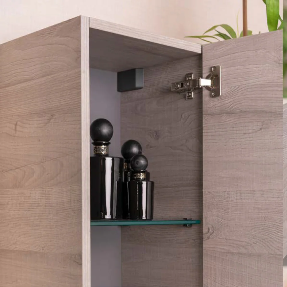 Wall-mounted bathroom column 32x140 cm h model 'Persona' color Nevada