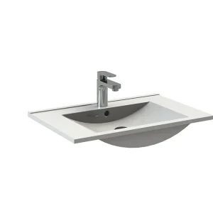 Wastafel - Wit - Afmetingen L62 x D40 x H18 cm - VIGOU