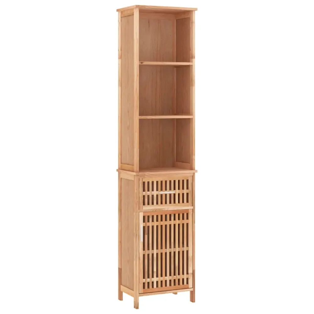 Bathroom cabinet Blaze | Notenhout wood met Verstelbare Hoogte