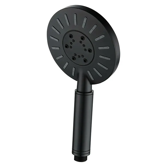 Tiger Douchekop Splash Tyne - Aantal functies: 3 st., Diameter: 12 cm, Zwart