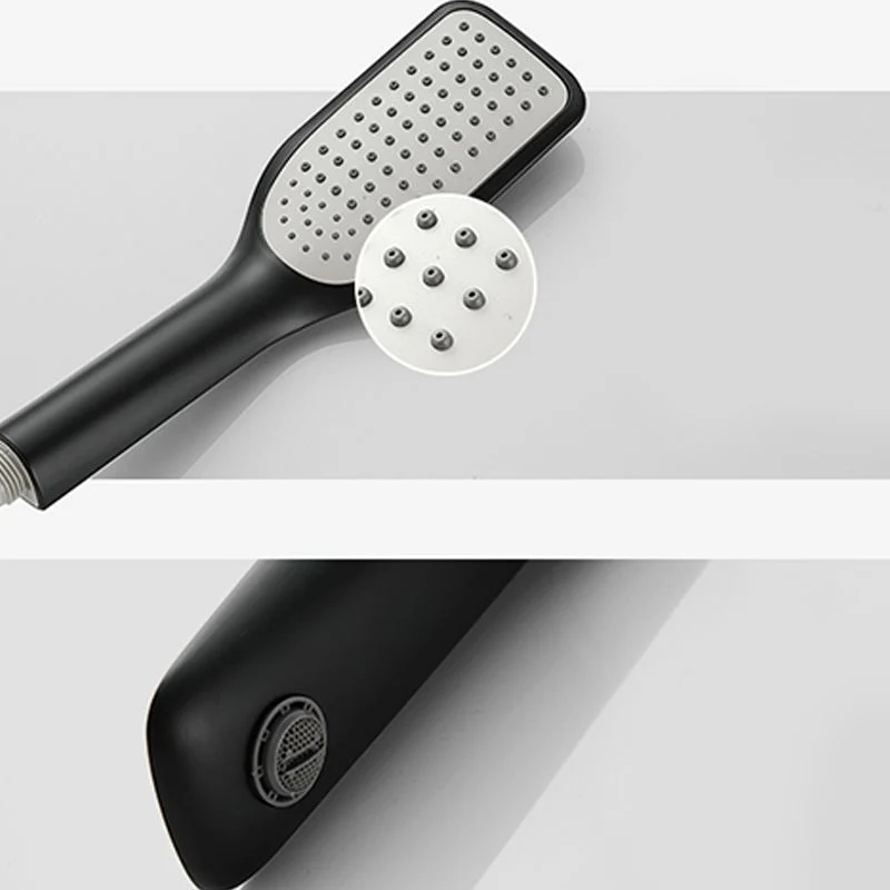Contemporary Bathroom Faucet Floor Mounted Warm koper One Handle Fixed Freestanding Tub Filler Black