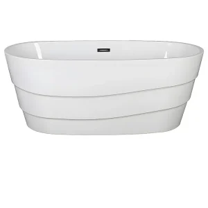 Losstaand bad DOMINIKA - 150 x 72 x 58 cm - 200L - Wit