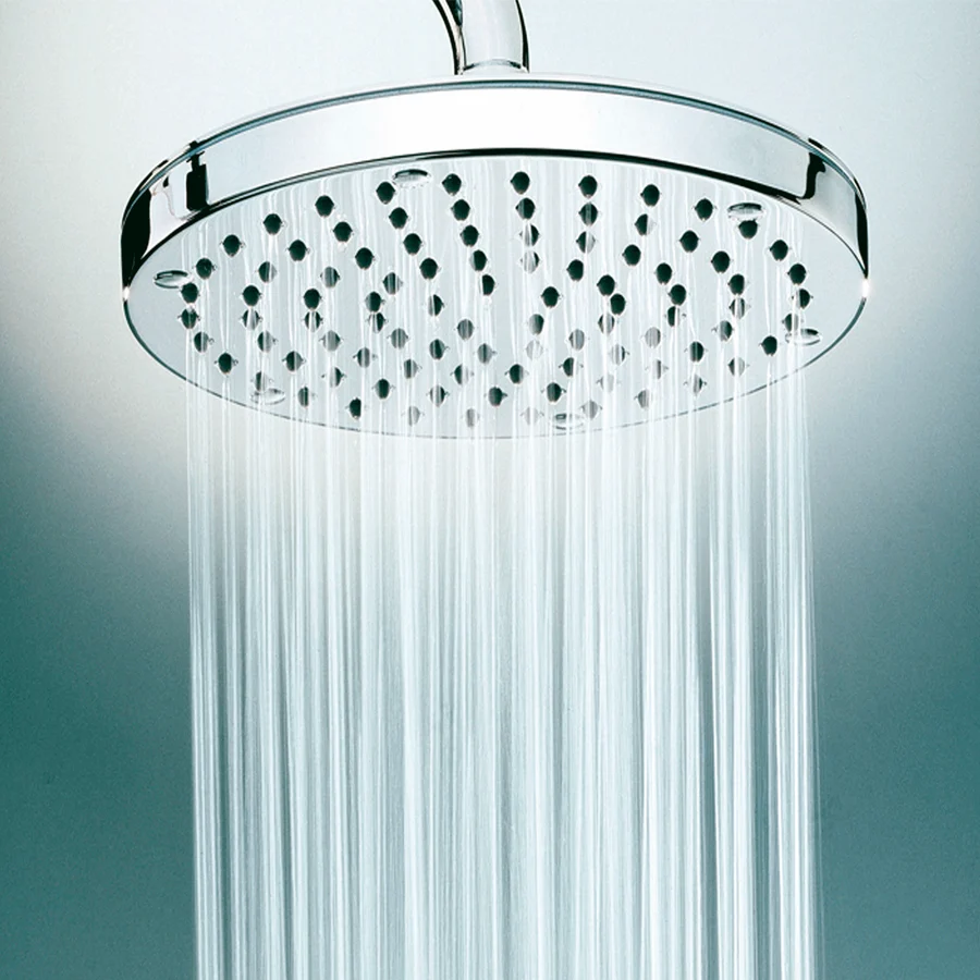ABS shower head diam. Cm 20 Bossini Elios individueel jet Zen shower duplex kit double crimped brass hose