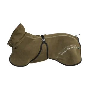 Bay Fleece Dog Coat, High Set Tail Olive 30