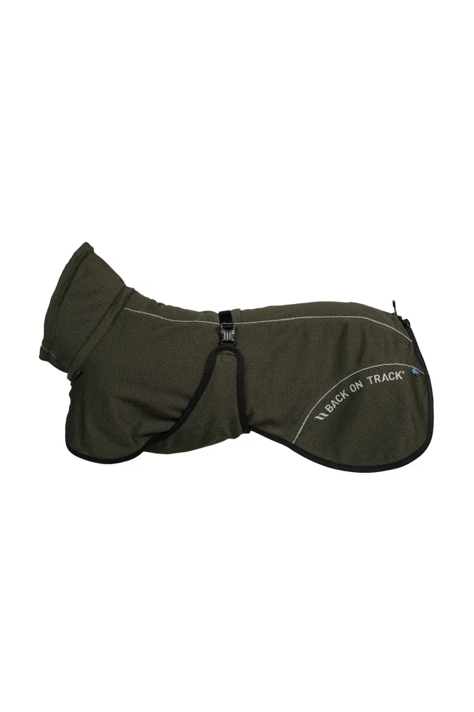 Bay Mesh Dog Coat, High Set Tail Olive 60