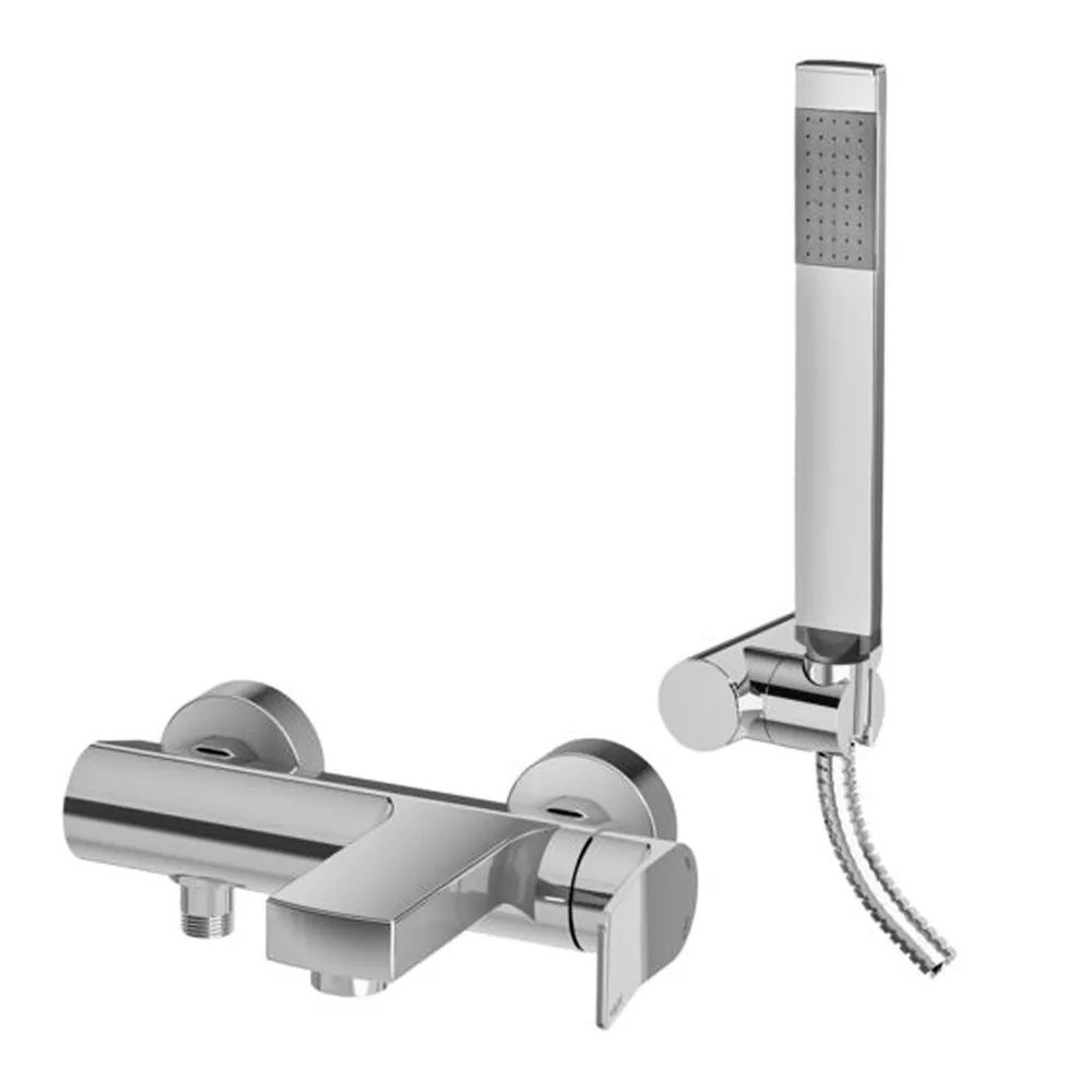 Inbouw Set basin, bidet, and bathtub mixers brass hand shower model Neigbaar Paffoni chrome-plated