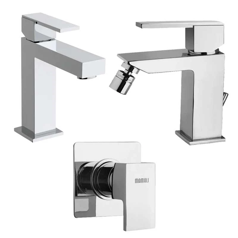 Inbouw Set mixers Sink, Bidet, and Built- Shower Verchroomd Brass Feel collection Mamoli Rubinetterie