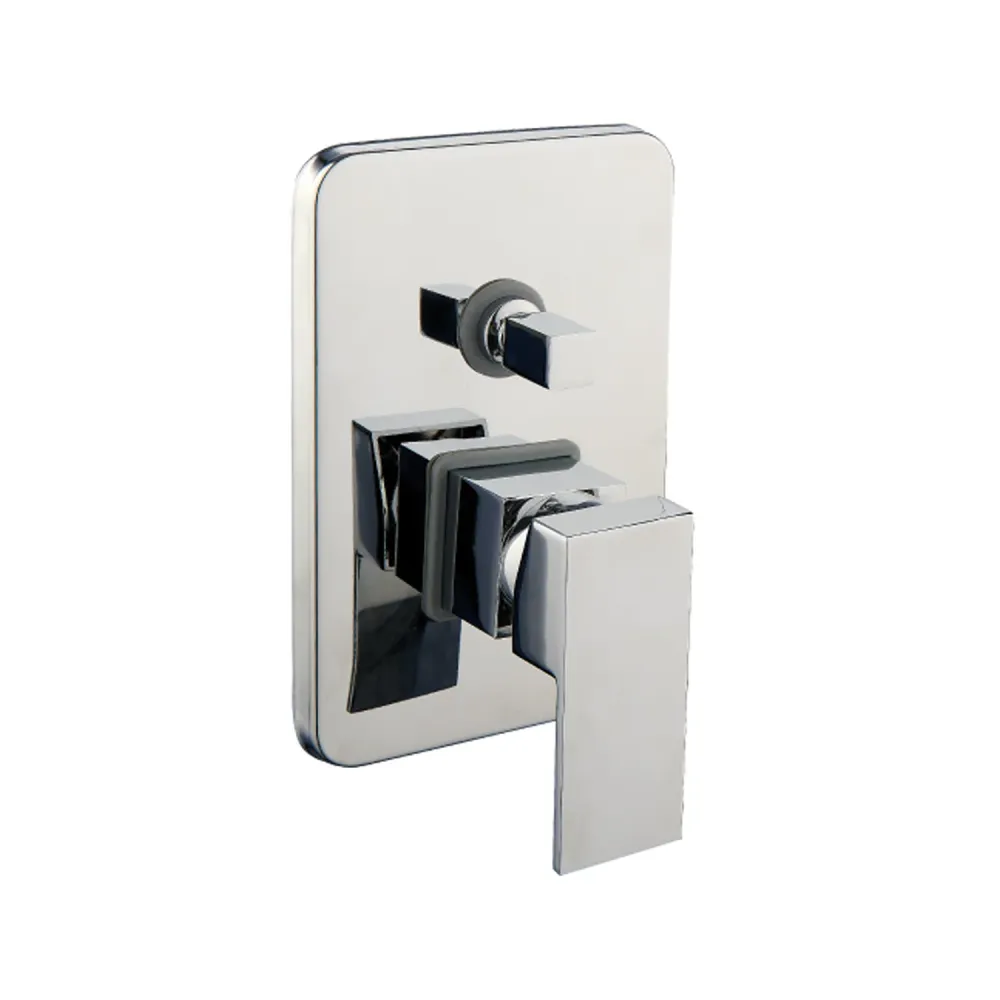 Set basin+bidet+shower mixers model Eco 2.0 chrome-plated geel koper