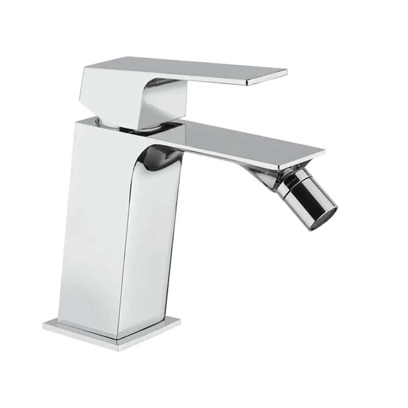 Set built- sink and bidet taps, shiny metaalglans, BLADE collection Mamoli Rubinetterie
