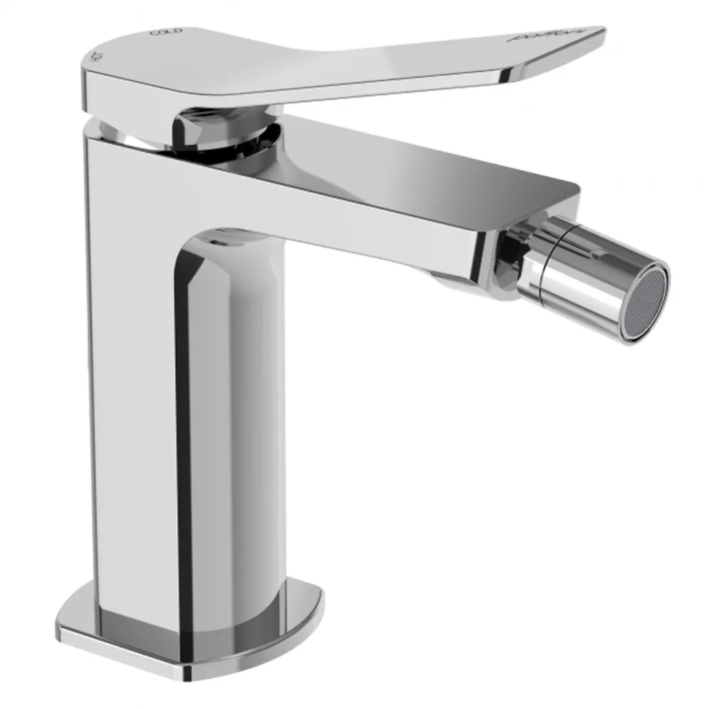 Set tall basin and bidet mixers brass model Hellend Paffoni chrome-plated