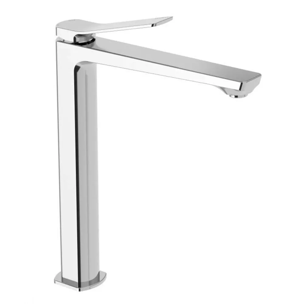 Set tall basin and bidet mixers brass model Hellend Paffoni chrome-plated