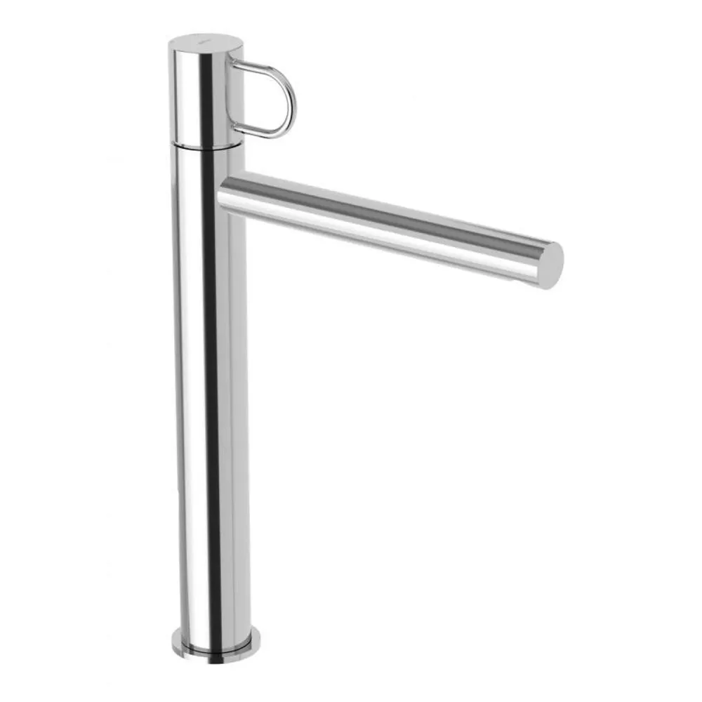 Set tall basin and bidet mixers click clack drain Paffoni Jocker chrome-plated