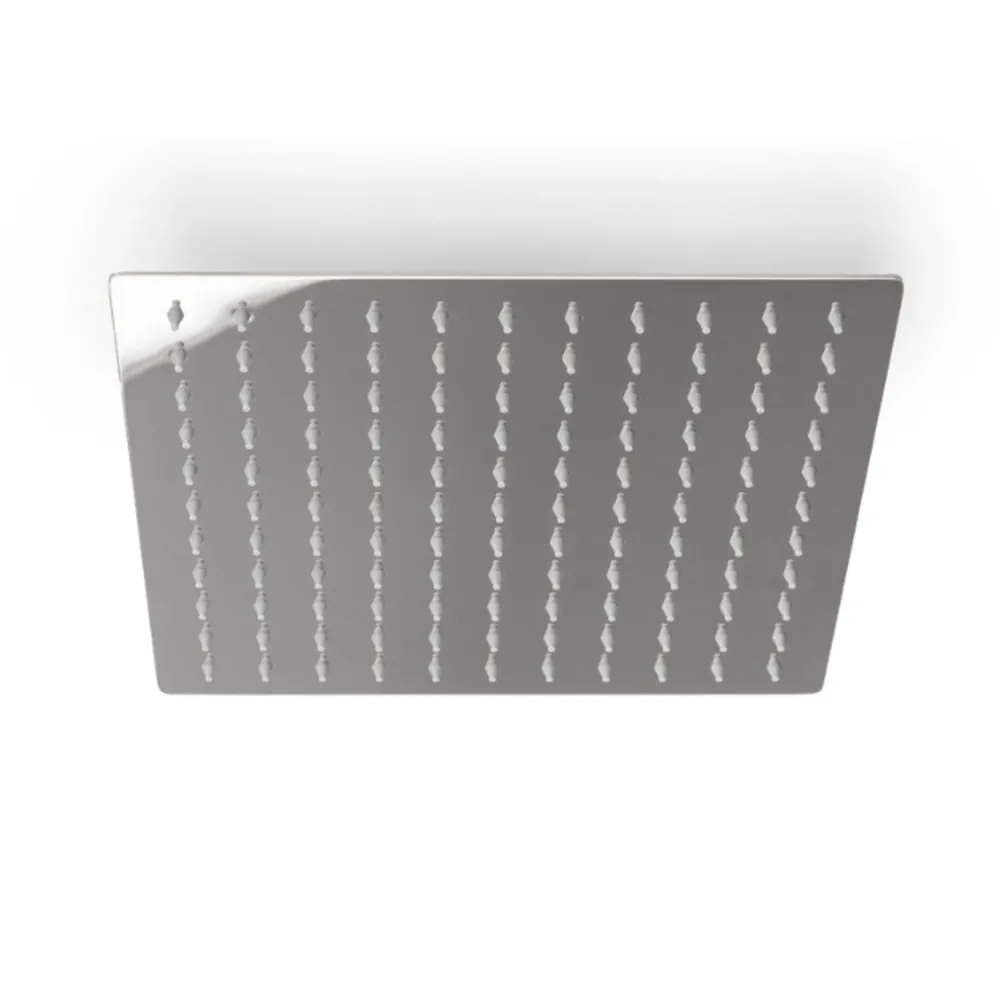 Shower set 30x30 cm square showerhead and chromed hand shower - OUTLET VERSION