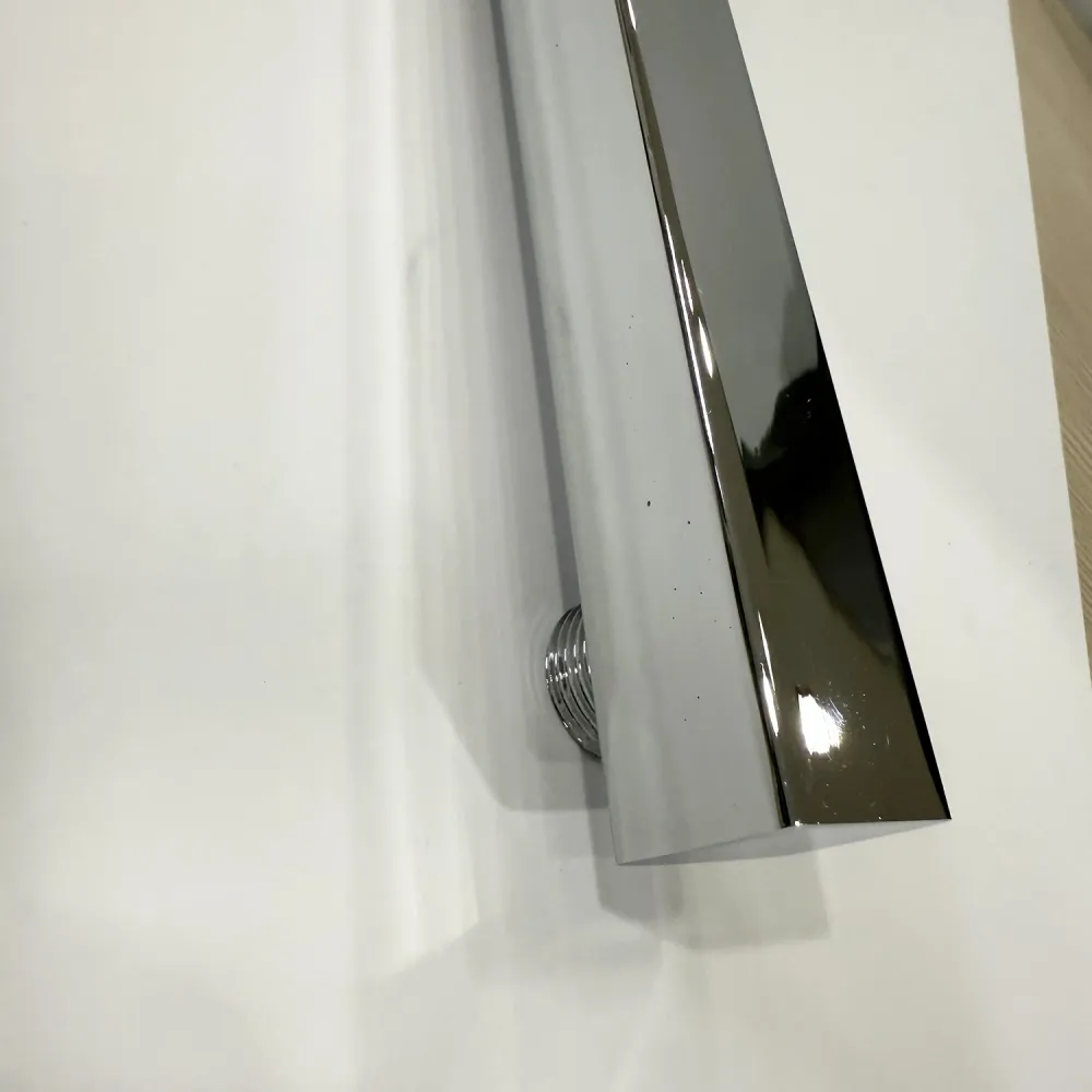 Shower set 30x30 cm square showerhead and chromed hand shower - OUTLET VERSION