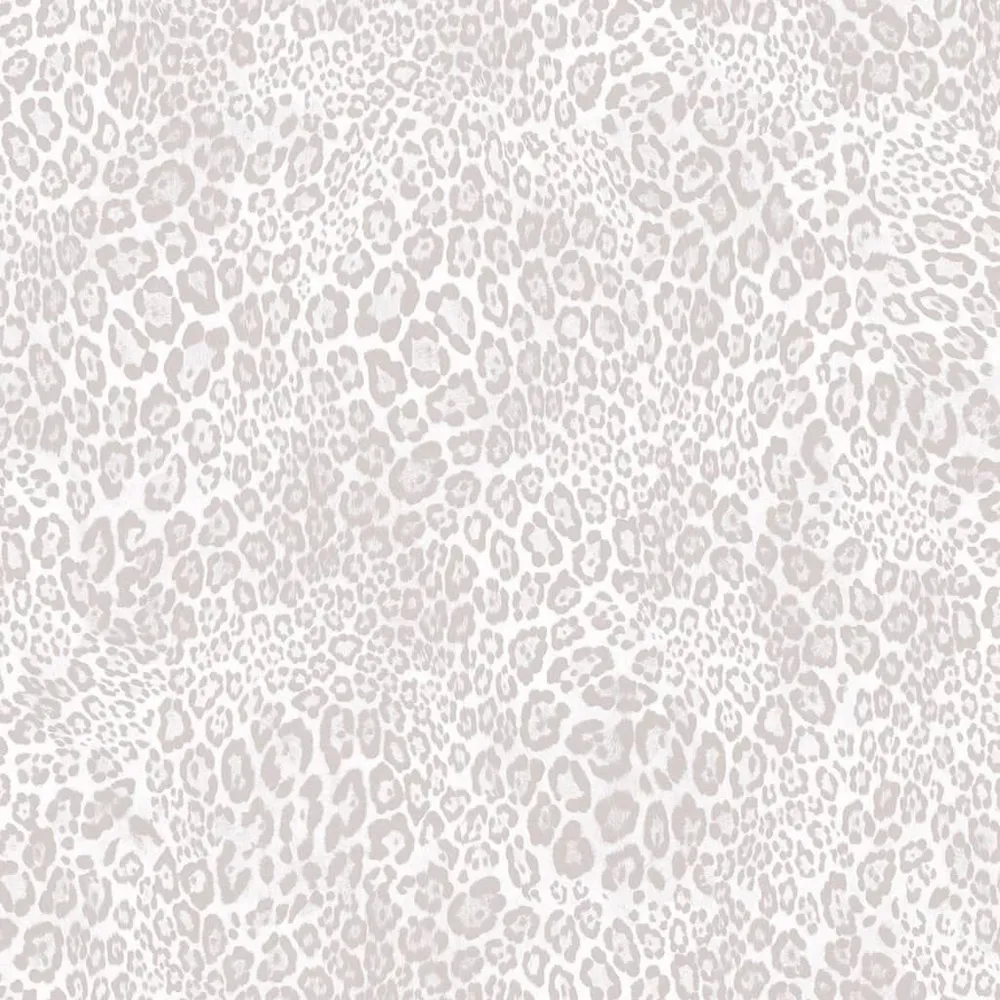 Metallic Noordwand Behang Leopard Print ecru