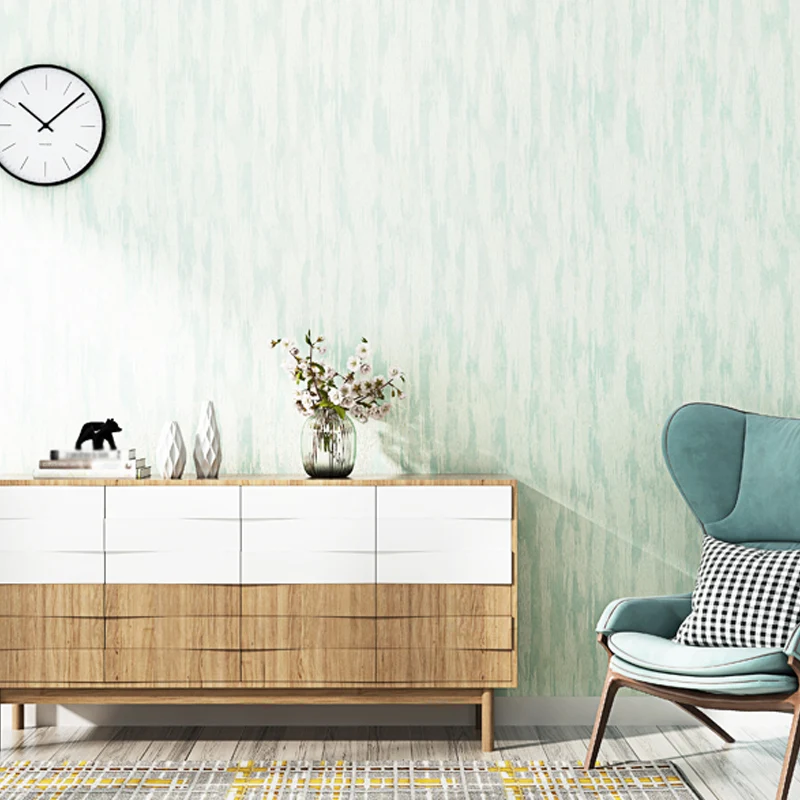 Modernistisch abstract patroonbehang Pastelkleur Vlekbestendig wanddecoratie voor thuis - Rol van 10 meter