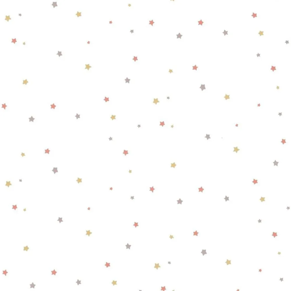 Professionele Kwaliteit Noordwand Behang Mondo baby Little Stars roze en wit