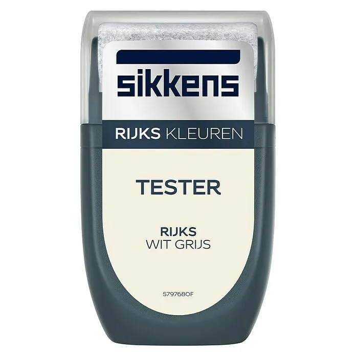 Sikkens Kleurtester Wit Grijs - Wit Grijs, 30 ml 25 patronen