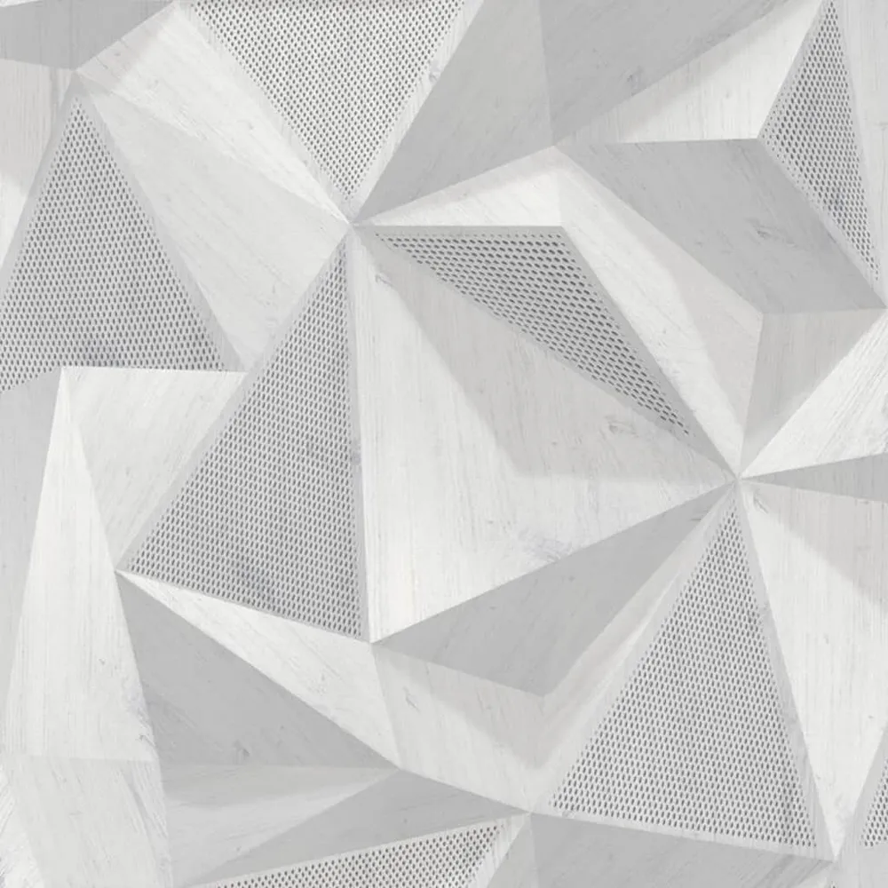 DUTCH WALLCOVERINGS Behang Onyx lichtgrijs met Lijm inbegrepen