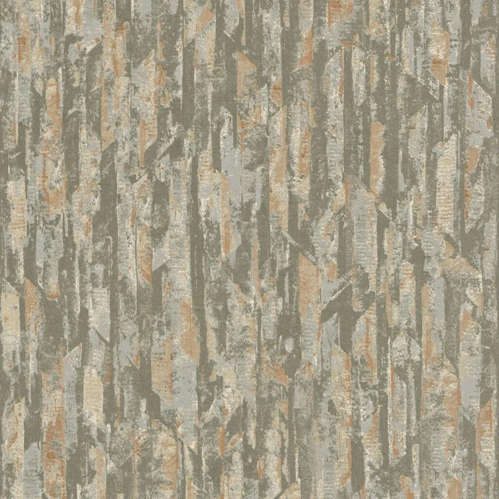 DUTCH WALLCOVERINGS Behang Phoenix groen en ecru