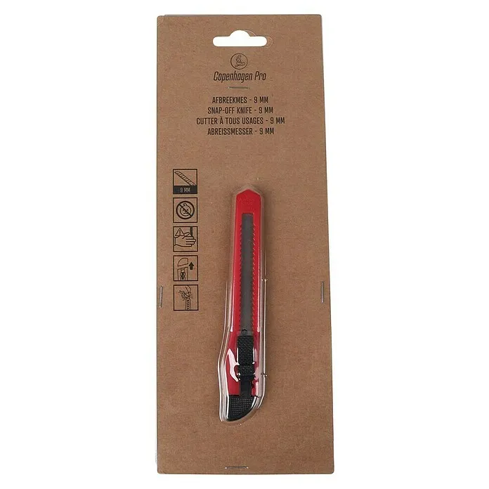 Metallic Copenhagen Pro Cuttermes Rood - Klingbreedte: 9 mm