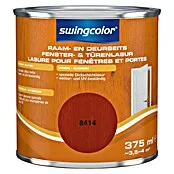 Professionele Kwaliteit swingcolor Beits voor kozijnen en deuren - Mahonie, 750 ml, Zijdeglans