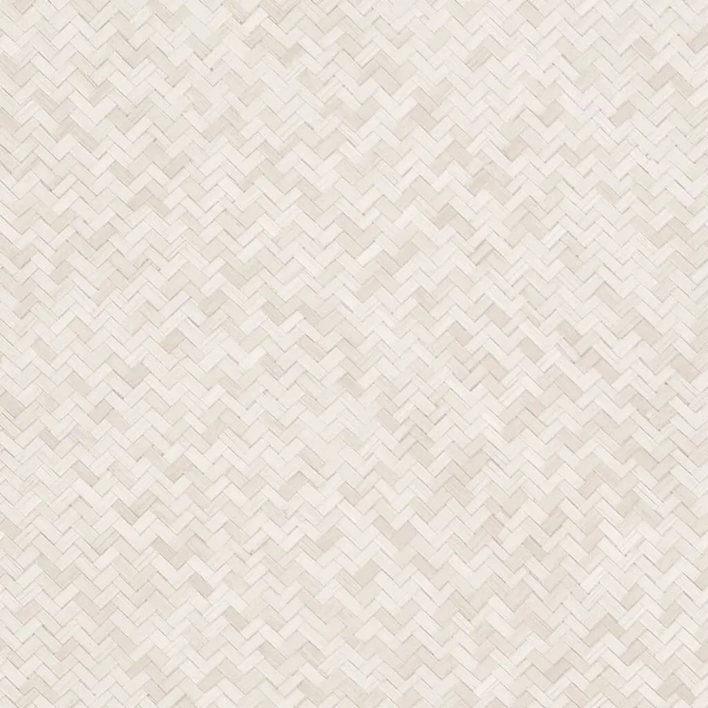 Strippable Noordwand Behang Botanica Rattan Wickerwork ecru
