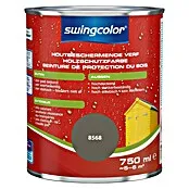 swingcolor Houtbeschermende verf - Mineraalbruin, 750 ml, Zijdeglans met lijm al aangebracht