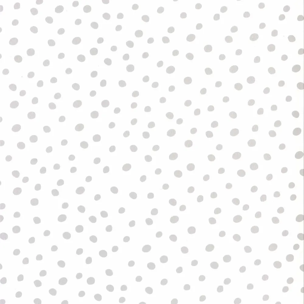 Vochtbestendig Noordwand Behang Fabulous World Dots wit en grijs