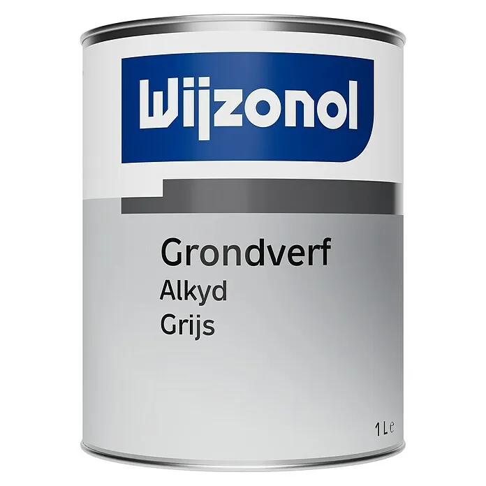 Wijzonol Grondverf Terpentineverdunbaar - Grijs - Grijs, 1 l - Rol van 10 meter