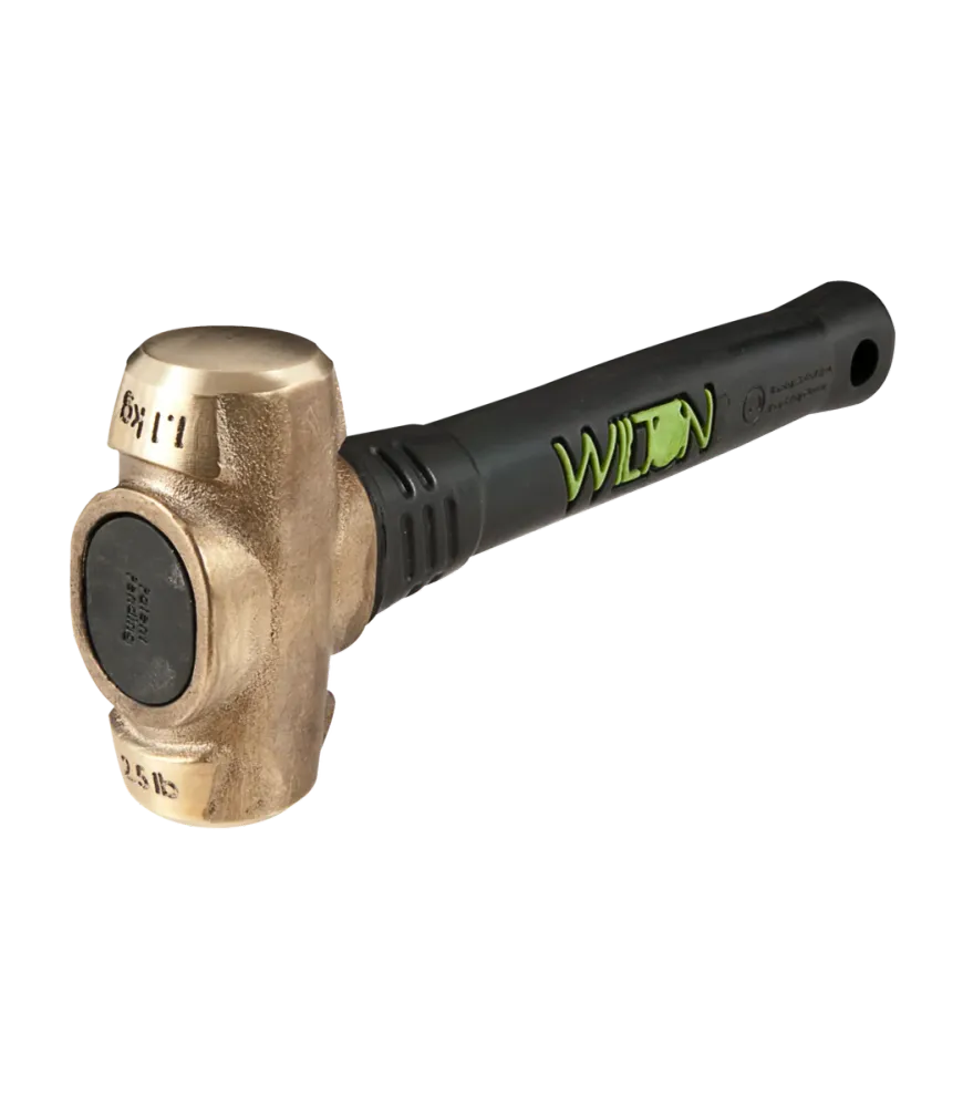 WILTON 2-1/2 lb Head, 12" B..S.H® Geel koper Hammer