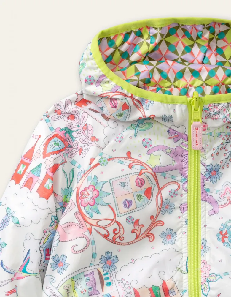 Crispy reversible jas Recycled Polyestertextiel
