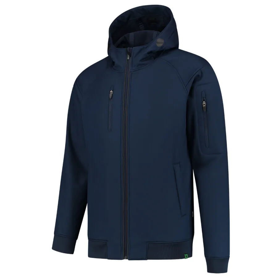Tricorp 402704 softshell bomber capuchon RE2050 inkt blauw maat XS