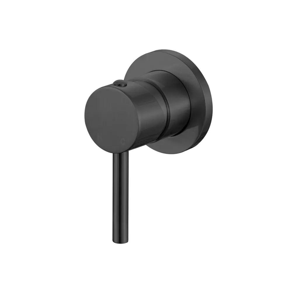 Pair built- faucet mixers sink and bidet Moon series doffe black brass Matt Zwart | Moderne Look
