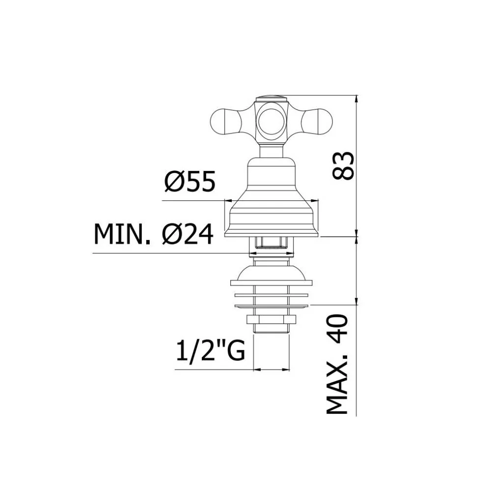 Premium Kwaliteit Bidet faucet Iris series model IRV150BR antiek brons Paffoni