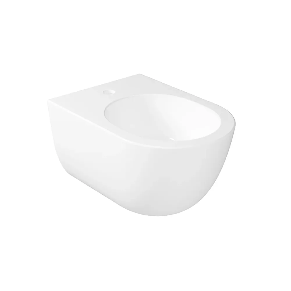 Premium Kwaliteit Wandopstelling single-hole bidet 52x36 cm Dream series Ceramica Galassia