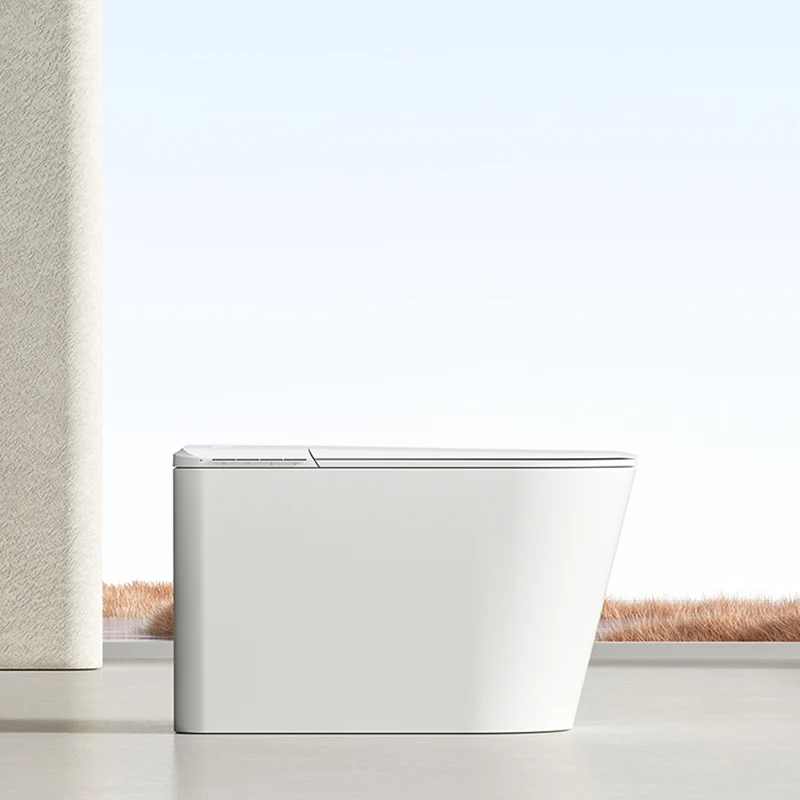Vloerstaand 15.7"w Keramisch Smart Floor Mount Bidet White Heated Seat