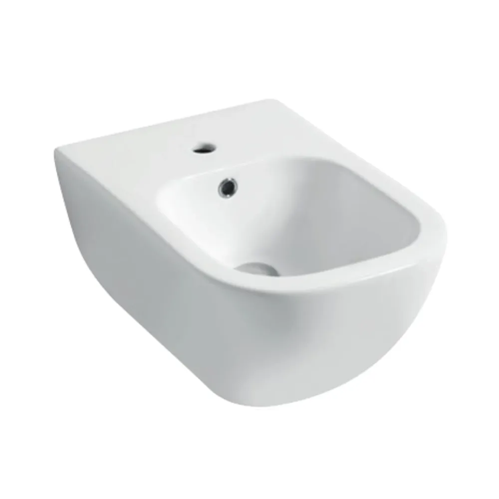 Wall-hung bidet Forever 55 series lak white ceramic - Ceramica Design