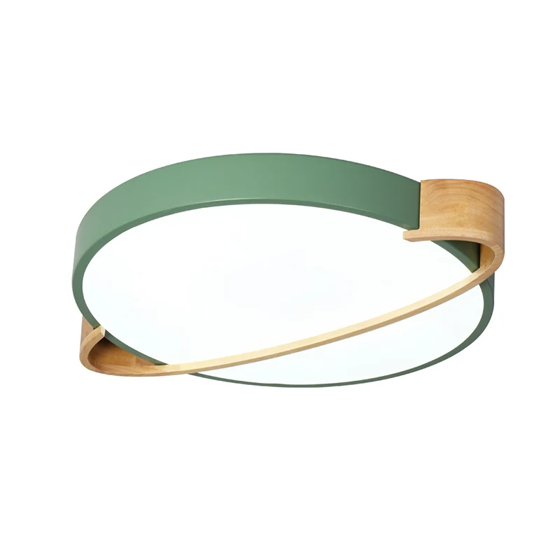 12"/16"/19,5" Dia Nordic Ronde Plafondlamp Armatuur Metaal Roze/Geel/Groen LED inbouwlamp voor Slaapkamer Warm/Wit | Snel...