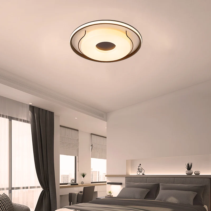 16"/19,5" Dia witte ronde plafondinbouwlamp Scandinavische stijl LED acryl inbouwverlichting warm/wit helder