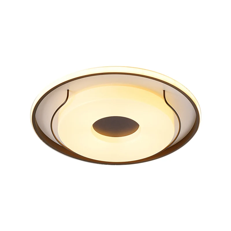 16"/19,5" Dia witte ronde plafondinbouwlamp Scandinavische stijl LED acryl inbouwverlichting warm/wit helder