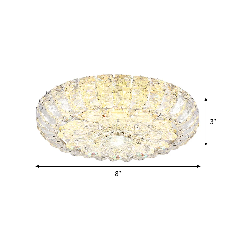 8"/12" W LED inbouwlicht Eenvoud Gang Plafondinbouw met ronde, heldere kristallen blokschaduw | Snel Thuisbezorgd